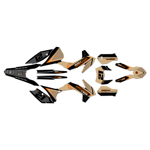 ktm 450xcfw graphics kit 2016 crew series tan