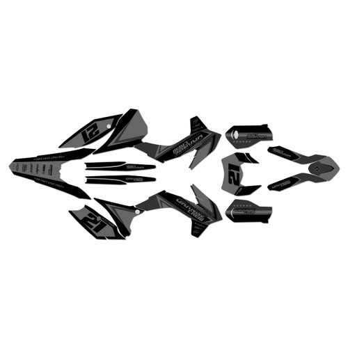 ktm 350xcfw graphics kit 2016 crew series smoke