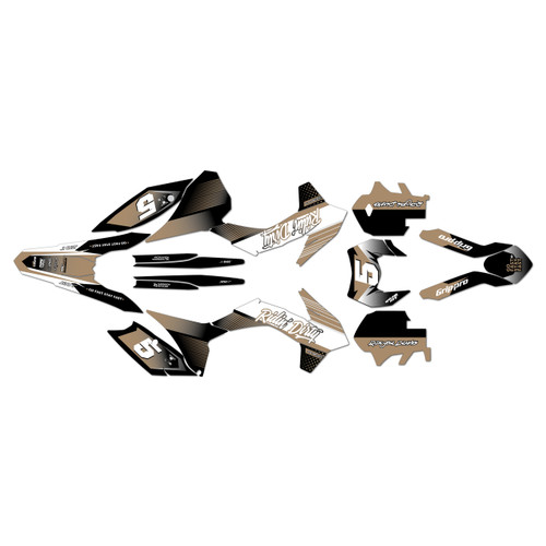 250EXC-F 350EXC-F 450EXC-F &  500EXC-F graphics kit 2014-2015 turbo series tan