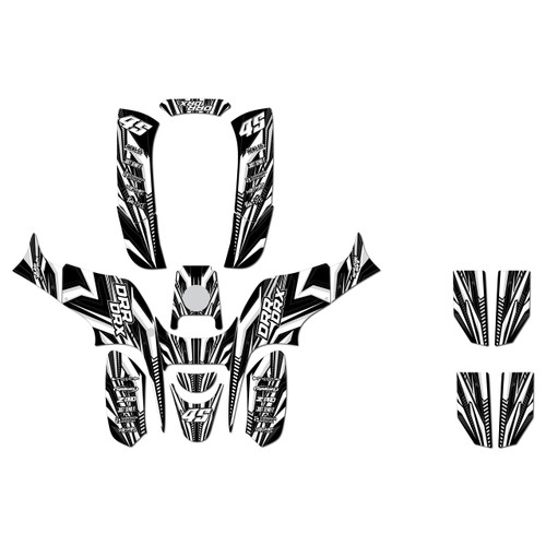 drr drx70 graphics kit all years prime series white