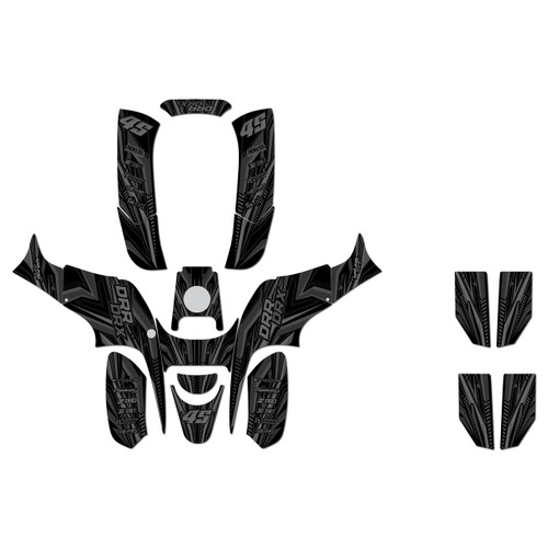 drr drx50 graphics kit all years prime series smoke