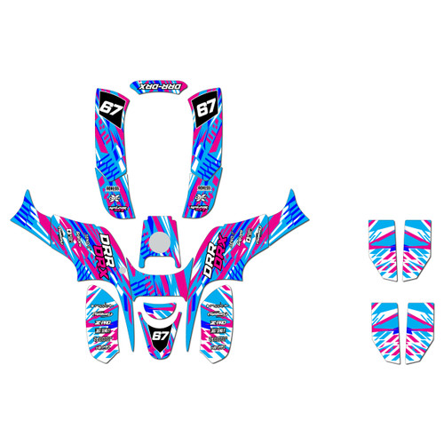 drr drx70 graphics kit all years reflex series magenta