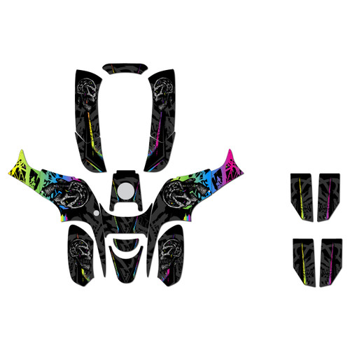 drr drx70 graphics kit all years revolt series rainbow
