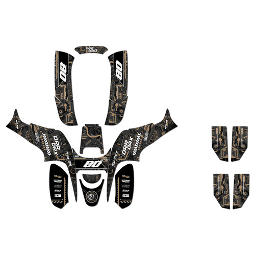 drr drx90 graphics kit all years rift series tan