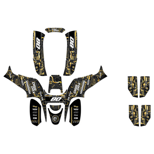 drr drx50 graphics kit all years rift series gold