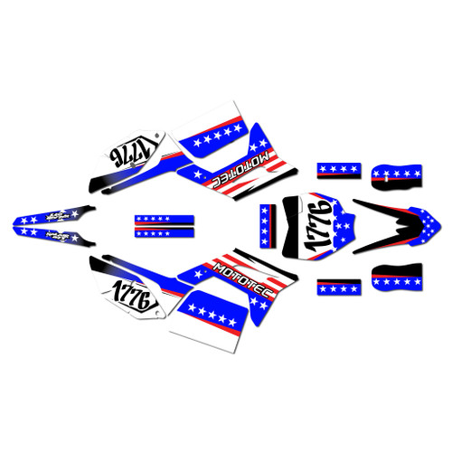 mototec pro60v graphics kit all years usa series blue