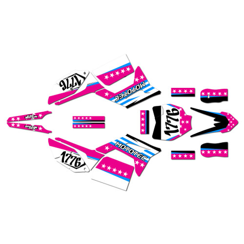 mototec pro60v graphics kit all years usa series magenta