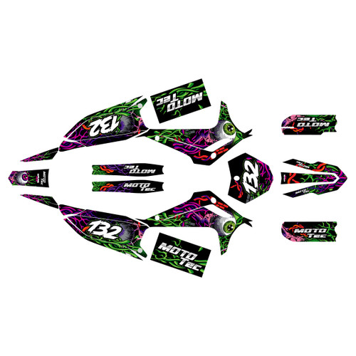 mototec pro72v-8000w graphics kit all years core series magenta