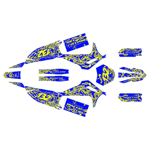 mototec pro72v-8000w graphics kit all years core series yellow