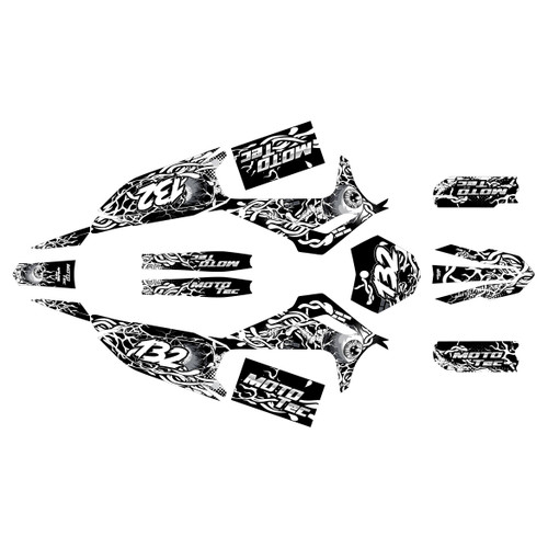 mototec pro72v-8000w graphics kit all years core series white