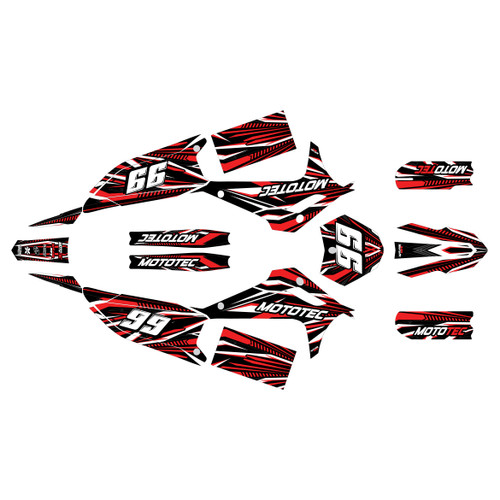 mototec pro72v-8000w graphics kit all years prime series red