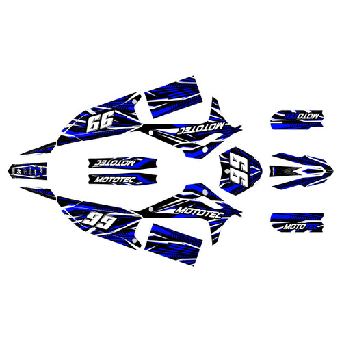 mototec pro72v-8000w graphics kit all years prime series blue