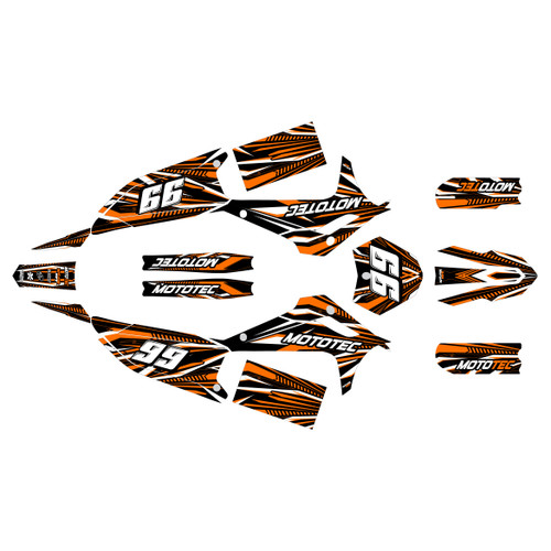 mototec pro72v-8000w graphics kit all years prime series orange