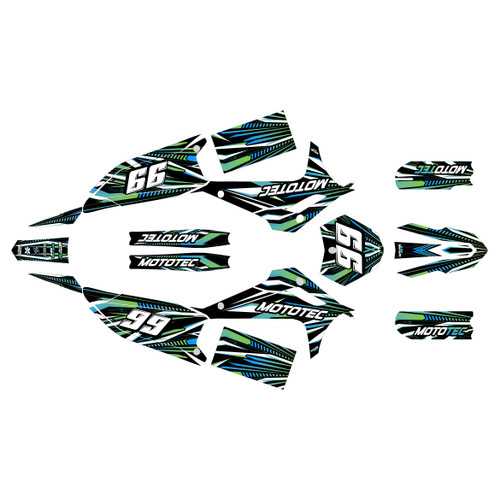 mototec pro72v-8000w graphics kit all years prime series green