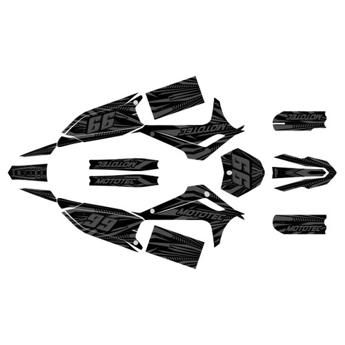 mototec pro72v-8000w graphics kit all years prime series smoke