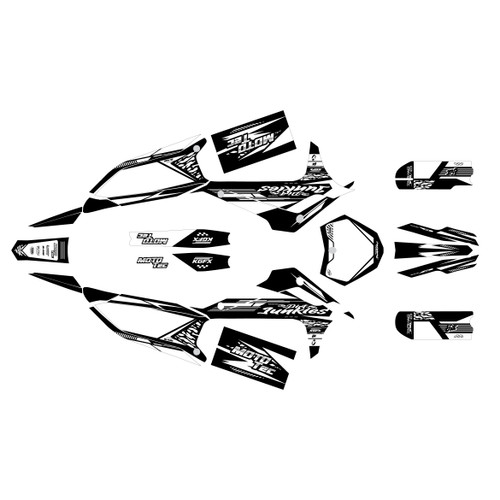 mototec pro72v-8000w graphics kit all years rugged series white