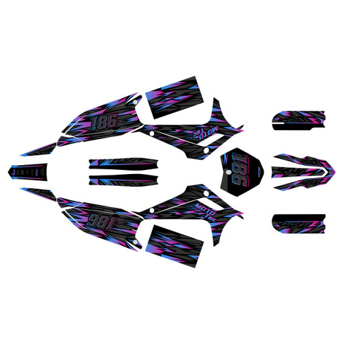 mototec pro72v-8000w graphics kit all years twitch series magenta