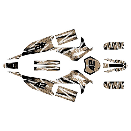 mototec pro72v-8000w graphics kit all years whiplash series tan