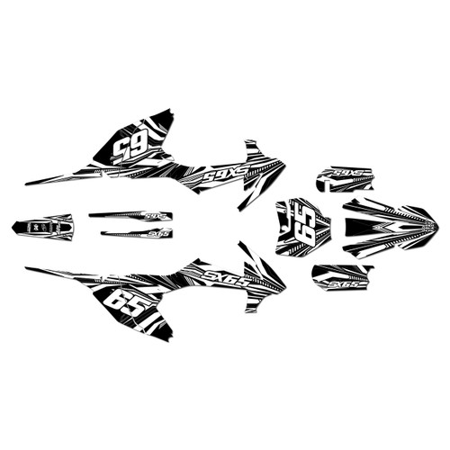 ktm 65sx graphics kit 2016-2023 prime series white