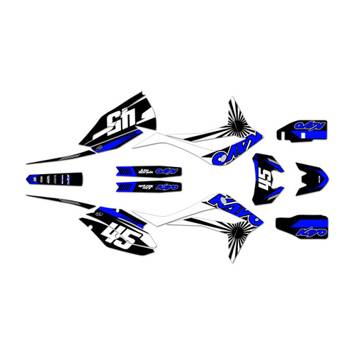 kayo k6efi250 graphics kit all years fh series blue