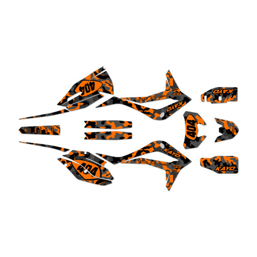 kayo k6efi250 graphics kit all years invasion series orange-shift