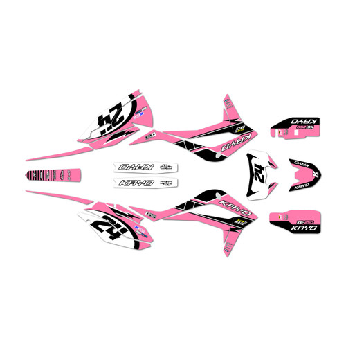 kayo k6efi250 graphics kit all years speed series pink