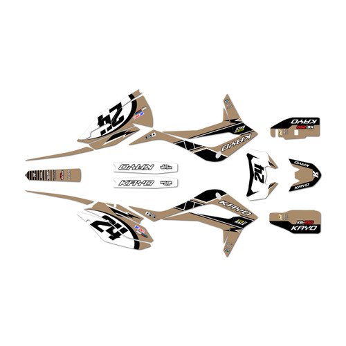 kayo k6efi250 graphics kit all years speed series tan