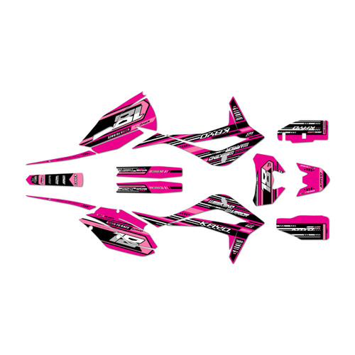 kayo k6efi250 graphics kit all years warrior series pink