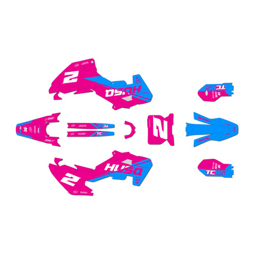 husqvarna tc85 graphics kit 2025-2026 hinge series magenta