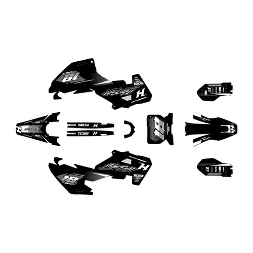 husqvarna tc85 graphics kit 2025-2026 rebel series white