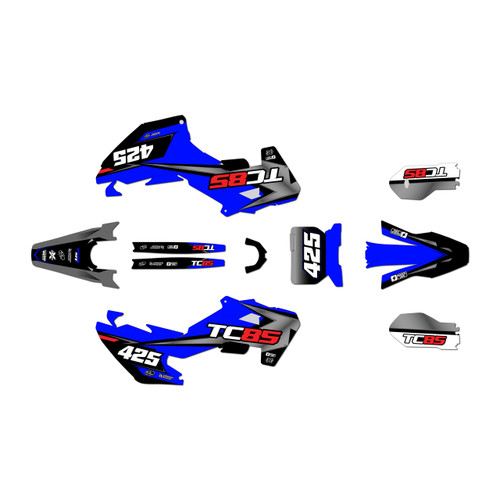 husqvarna tc85 graphics kit 2025-2026 screech series blue
