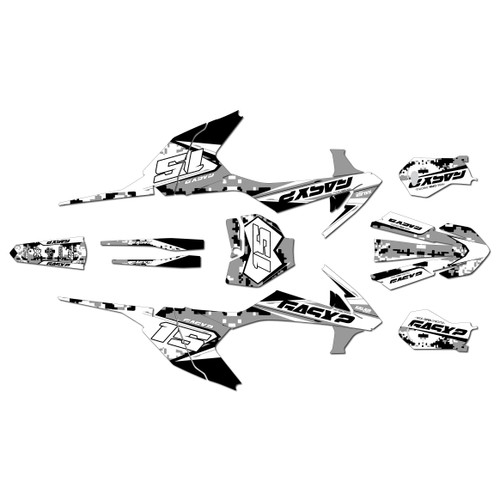 gasgas mc65 graphics kit 2021-2023 cloaked series white
