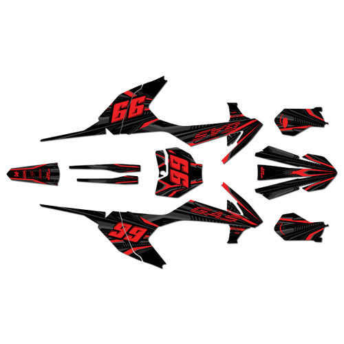 gasgas mc65 graphics kit 2021-2023 prime series red-shift