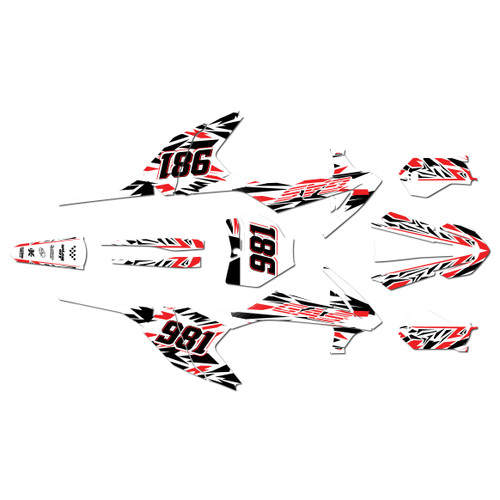 gasgas mc65 graphics kit 2021-2023 twitch series red-shift