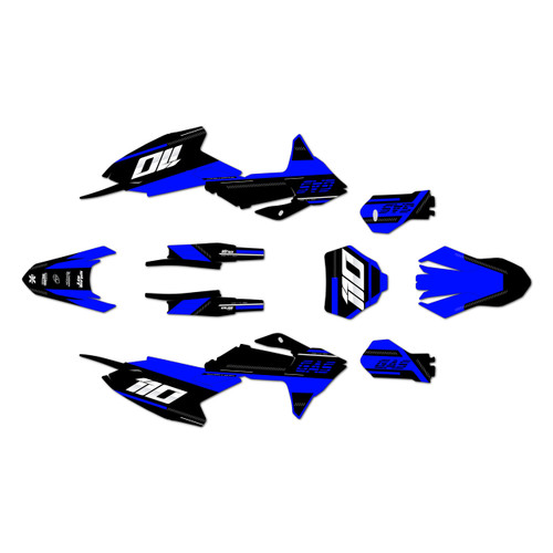 gasgas mc65 graphics kit 2024-2026 toulouse series blue