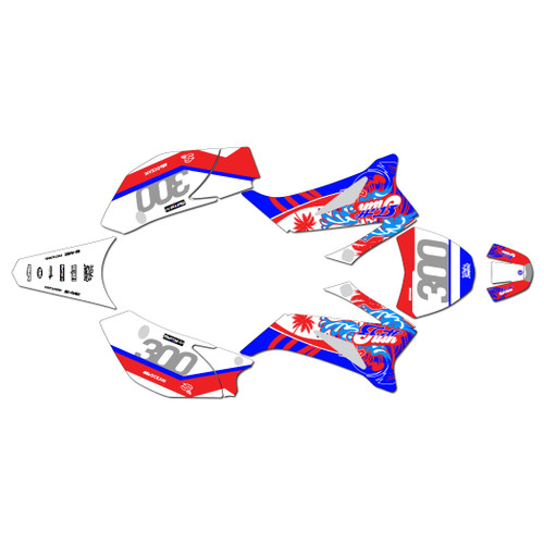 ssr sr140tr graphics kit 2021-2026 surfsup series red