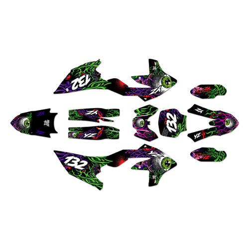 yamaha yz450f graphics kit 2026 core series green