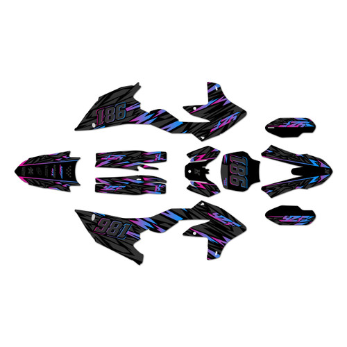 yamaha yz450f graphics kit 2026 twitch series magenta