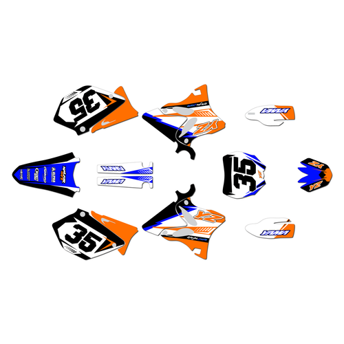 Graphics Kit for Yamaha YZ250 (2006-2007) Dream Series