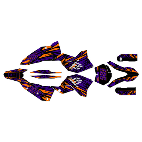 ktm 250sxf graphics kit 2007 twitch series purple