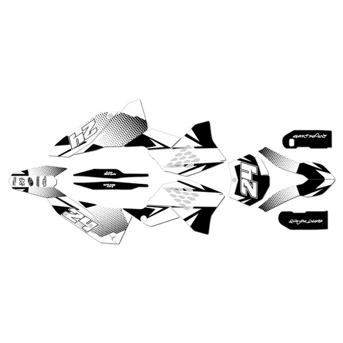 ktm 150xc graphics kit 2008-2010 bold series white