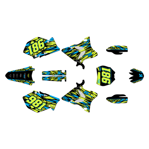 Graphics Kit for Yamaha YZ250 (2006-2007) Twitch Series