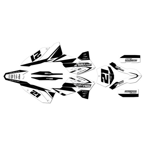 ktm 250xcw graphics kit 2008-2011 og-crew series white
