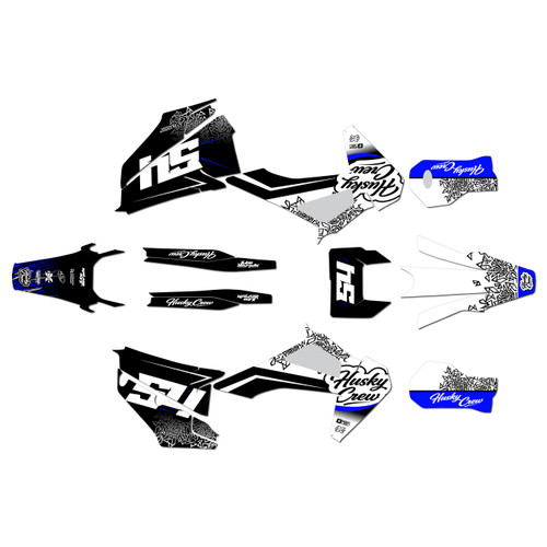 husqvarna te250 graphics kit 2020-2023 fatality series blushft