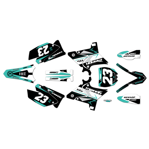 Graphics Kit for Yamaha YZ250 UFO RESTYLED (2002-2014) Evader Series