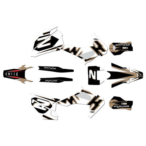 husqvarna te150 graphics kit 2020-2023 vizion series tan