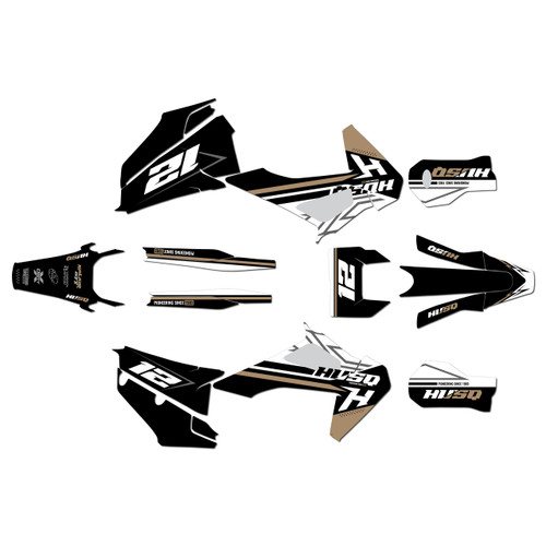 husqvarna fe501 graphics kit 2020-2023 serenity series tan