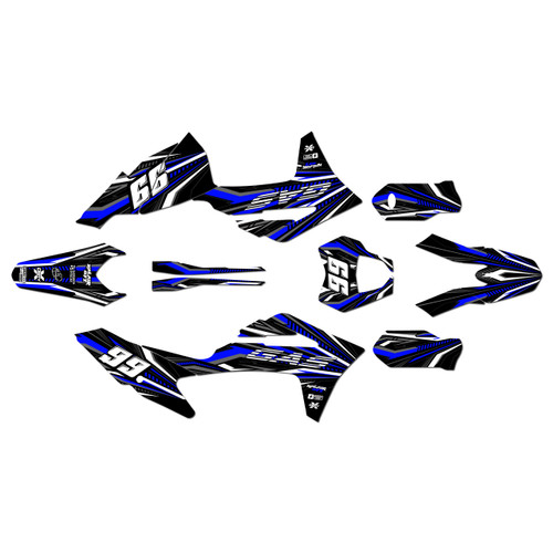 gasgas ec250f graphics kit 2021-2023 prime series blue