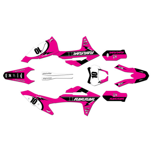 gasgas ex450f graphics kit 2021-2023 speed series magenta