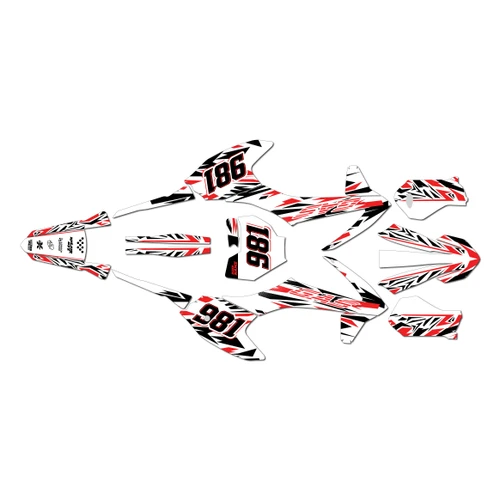 gasgas mc50 graphics kit 2021-2023 twitch series red-shift